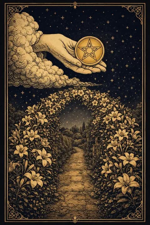 Ace of Pentacles tarot card