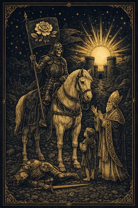 Death tarot card from the Rider-Waite-Smith deck