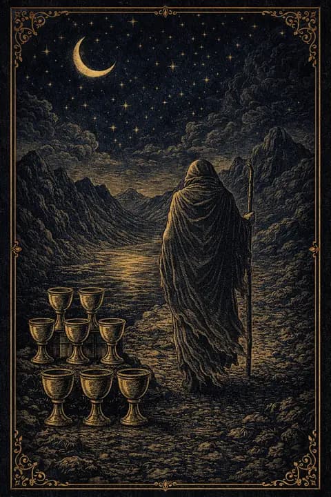 Eight of Cups tarot card