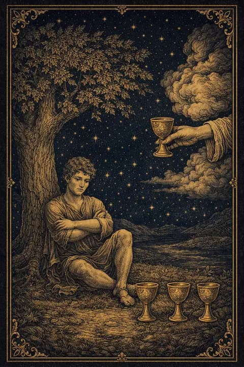 Four of Cups tarot card