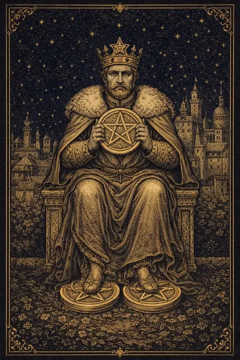 Four of Pentacles tarot card