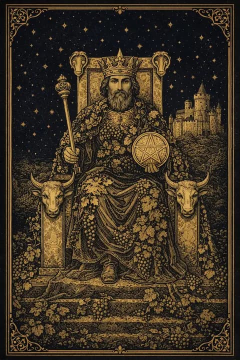 King of Pentacles tarot card