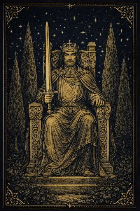 King of Swords tarot card