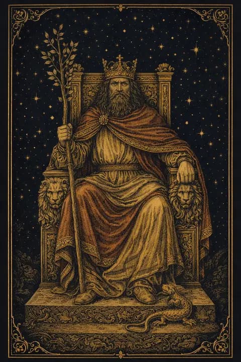 King of Wands tarot card