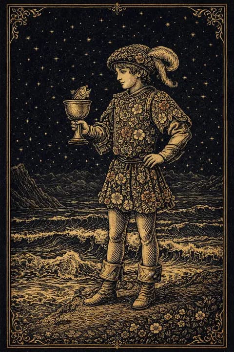 Page of Cups tarot card
