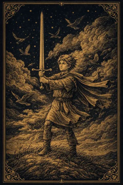 Page of Swords tarot card