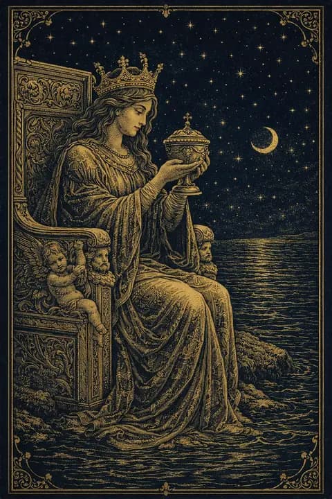 Queen of Cups tarot card