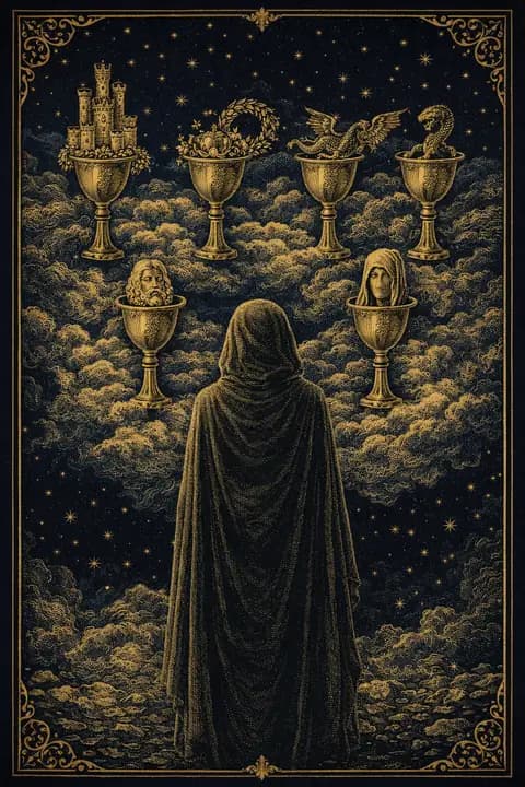 Seven of Cups tarot card