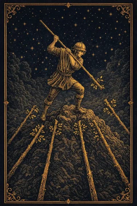 Seven of Wands tarot card