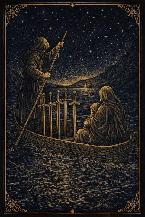 Six of Swords tarot card