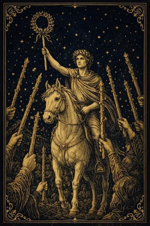 Six of Wands tarot card