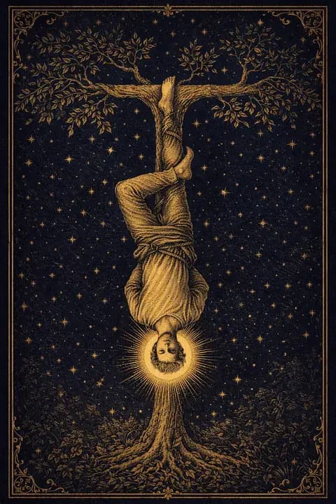 The Hanged Man tarot card