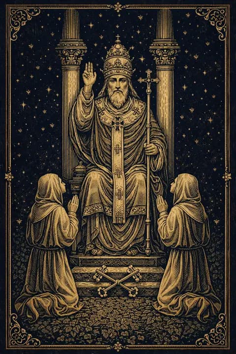 The Hierophant tarot card