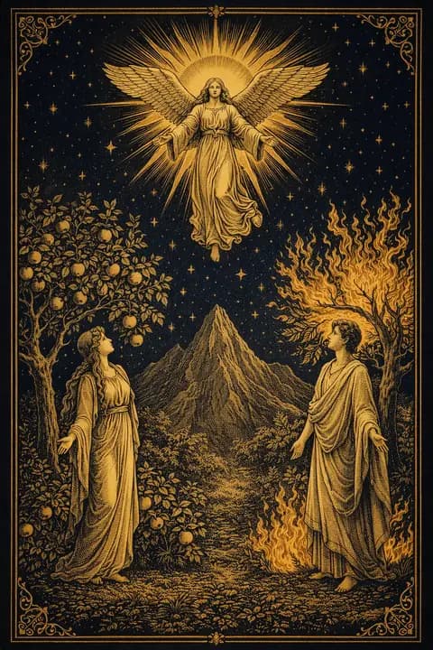 The Lovers tarot card