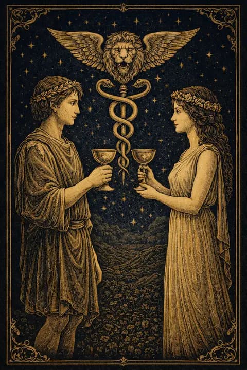 Two of Cups tarot card
