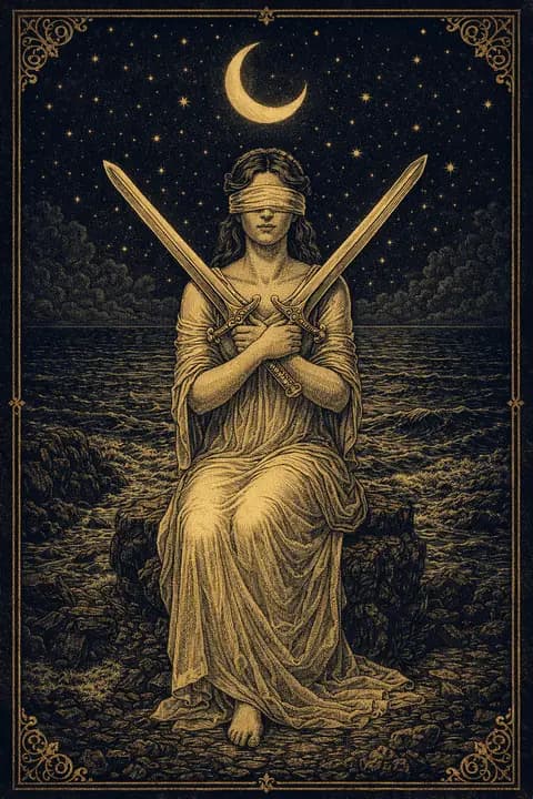 Two of Swords tarot card